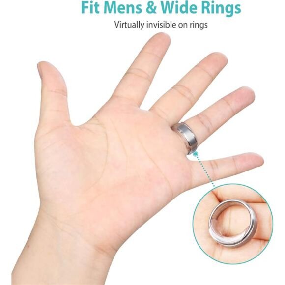 Invisible Ring Size Adjuster for Loose Rings Ring Adjuster Fit Wide Rings - Picture 4 of 5